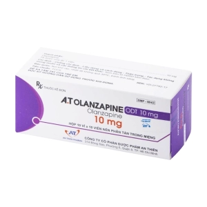 A.T Olanzapine ODT 10mg An Thiên 10 vỉ x 10 viên (Olanzapine)