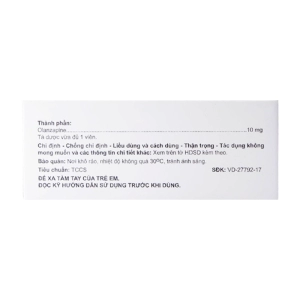 A.T Olanzapine ODT 10mg An Thiên 10 vỉ x 10 viên (Olanzapine)