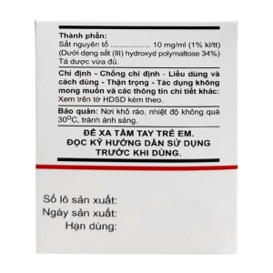 Atiferlit 10mg/ml An Thiên 30 ống x 5ml (Sắt fumarate)