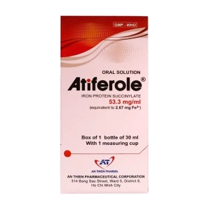 Atiferole 53.3mg/ml An Thiên chai 30ml (Sắt fumarate)