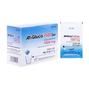 Atigluco 1500 Sac An Thiên 30 gói x 3g (Glucosamine hydrochloride)