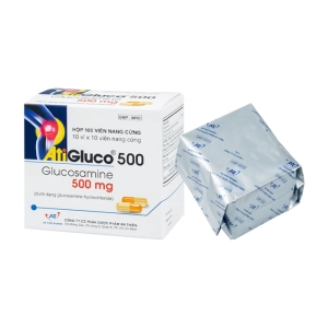 Atigluco 500 An Thiên 10 vỉ x 10 viên (Glucosamin sulfat)