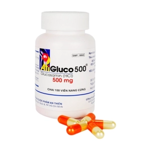Atigluco 500 An Thiên chai 100 viên (Glucosamin sulfat)