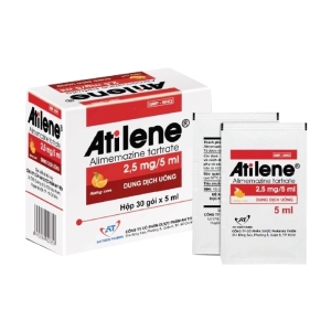 Atilene 2.5mg/5ml An Thiên 30 gói x 5ml (Alimemazin tartrat)