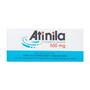 Atinila 500mg An Thiên 5 vỉ x 10 viên (Acetylleucine)