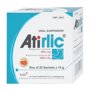 Atirlic An Thiên 20 gói x 15g (Nhôm hydroxyd + Magnesi hydroxyd)