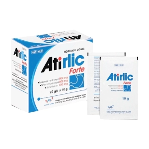 Atirlic Forte An Thiên 20 gói x 10g (Nhôm hydroxit + Magnesi hydroxyd + Simethicon)