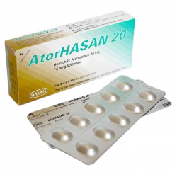 AtorHasan 20 Hasan 3 vỉ x 10 viên