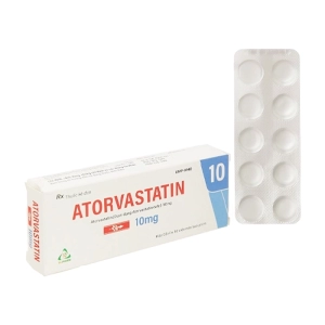 Atorvastatin 10mg TV.Pharm 3 vỉ x 10 viên (Atorvastatin)