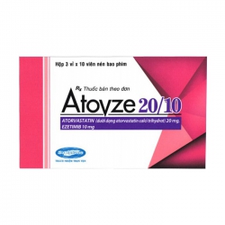 Atovze 20/10 Savipharm 3 vỉ x 10 viên Atovze 20/10 Savipharm 3 vỉ x 10 viên