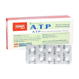 A.T.P 20mg Mediplantex 10 vỉ x 10 viên (Dinatri adenosin triphosphat)