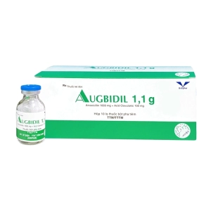 Augbidil 1.1g Bidiphar 10 lọ (Amoxicillin + Acid Clavulanic)