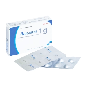 Augbidil 1g Bidiphar 2 vỉ x 7 viên (Amoxicillin + Acid clavulanic) Augbidil 1g Bidiphar 2 vỉ x 7 viên (Amoxicillin + Acid clavulanic)