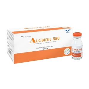 Augbidil 550 Bidiphar 10 lọ (Amoxicillin + Acid Clavulanic)