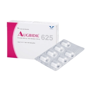 Augbidil 625 Bidiphar 2 vỉ x 7 viên (Amoxicillin + Clavulanic acid) Augbidil 625 Bidiphar 2 vỉ x 7 viên (Amoxicillin + Clavulanic acid)