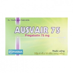 Ausvair 75mg BV Pharma 3 vỉ x 10 viên - Trị viêm, đau do dây thần kinh