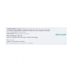 Ausvair 75mg BV Pharma 3 vỉ x 10 viên - Trị viêm, đau do dây thần kinh Ausvair 75mg BV Pharma 3 vỉ x 10 viên - Trị viêm, đau do dây thần kinh