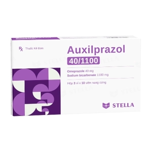 Auxilprazol 40/1100 Stellapharm 3 vỉ x 10 viên (Omeprazole + Sodium bicarbonate)