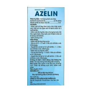 Azelin 0.1% VCP 30ml (Azelastin hydroclorid)