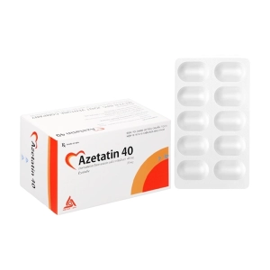 Azetatin 40 Meyer-BPC 10 vỉ x 10 viên (Atorvastatin + Ezetimibe)