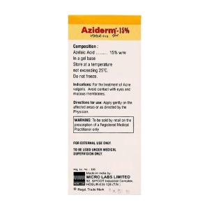 Aziderm 15% Micro tuýp 15g (Azelaic Acid)