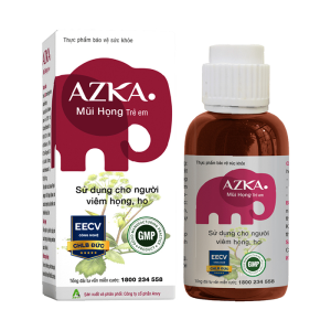 Azka Mũi Họng Trẻ Em Anvy Chai 120ml - Hỗ trợ long đờm, giảm ho Azka Mũi Họng Trẻ Em Anvy Chai 120ml - Hỗ trợ long đờm, giảm ho