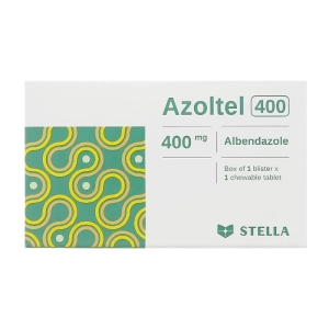 Azoltel 400 Stellapharm 1 vỉ x 1 viên