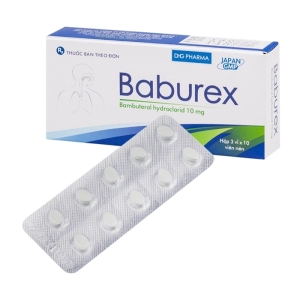 Baburex DHG Pharma 3 vỉ x 10 viên (Bambuterol)