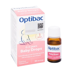 Baby Drops Optibac 10ml - Dung dịch nhỏ giọt cho trẻ (0 - 3 tuổi)