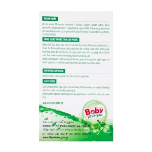Baby khổ qua DHG 100ml - Sữa tắm cho bé ngừa rôm sẩy