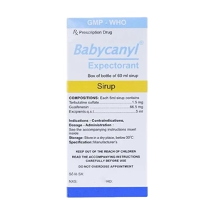 Babycanyl Hataphar 60ml (Terbutaline + Guaifenesin)