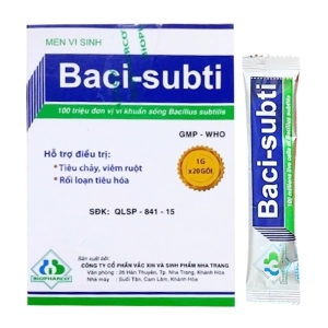 Baci-Subti Biopharco 20 gói x 1g (Bacillus subtilis)