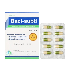 Baci-Subti Biopharco 6 vỉ x 10 viên (Bacillus subtilis)