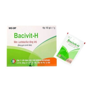 Bacivit-H Mebiphar 100 gói x 1g (Lactobacillus acidophilus)
