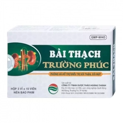 Bài Thạch Trường Phúc 3 vỉ x 10 viên - Hỗ trợ điều trị sỏi thận, sỏi mật