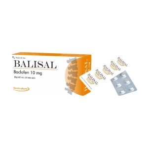 Balisal 10mg Herabiopharm 2 vỉ x 10 viên (Baclofen)