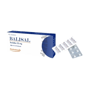 Balisal 25mg Herabiopharm 3 vỉ x 10 viên (Baclofen)