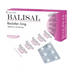 Balisal 5mg Herabiopharm 3 vỉ x 10 viên - Giảm co cứng cơ vân do các rối loạn
