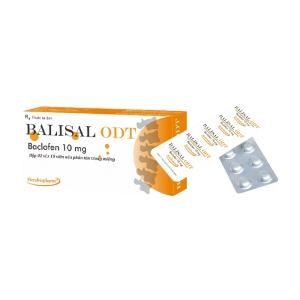 Balisal ODT 10mg Herabiopharm 2 vỉ x 10 viên (Baclofen)
