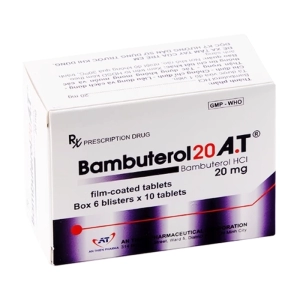Bambuterol 20 A.T An Thiên 6 vỉ x 10 viên (Bambuterol)