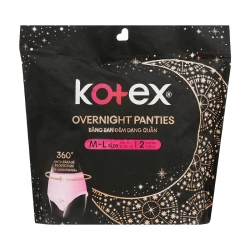 Băng Ban Đêm Dạng Quần Kotex 2 miếng (M-L)