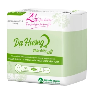 Băng Vệ Sinh Dạ Hương Thảo Dược Hoa Linh 8 miếng (cánh)