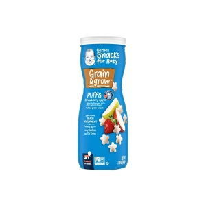 Bánh ăn dặm Gerber ngôi sao vị dâu táo 42g cho bé 8M+