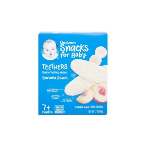 Bánh gạo ăn dặm Gerber vị chuối đào 48g