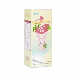 Siro giảm ho, đau rát họng BaniiKun, Hộp 90ml