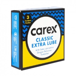 Bao cao su Carex Classic Extra Lube Hộp 3 cái