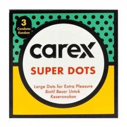 Bao cao su Carex Super Dots Hộp 3 cái
