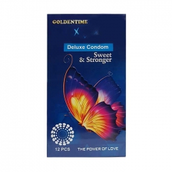 Bao cao su có gai Goldentime Sweet And Stronger (xanh) - Hộp 12 Chiếc Bao cao su có gai Goldentime Sweet And Stronger (xanh) - Hộp 12 Chiếc