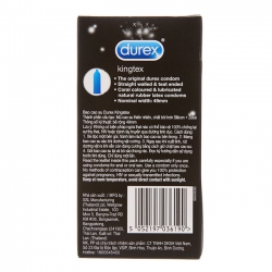 Bao cao su Durex Kingtex, Hộp 12 cái