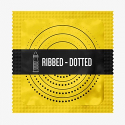 Bao cao su gân gai Fiesta Ribbed Dotted, Hộp 12 cái